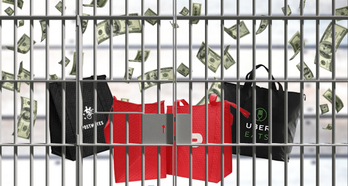 Aluguel de contas Doordash Brasileiros presos nos Estados Unidos